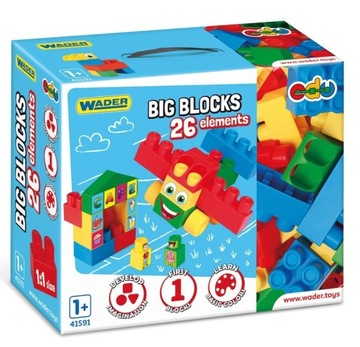 BIG Blocks klocki 26 elemetów Wader 41591