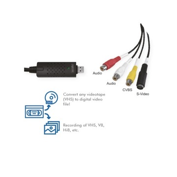 Аудио-видео граббер LogiLink VG0030A USB 2.0 Win11