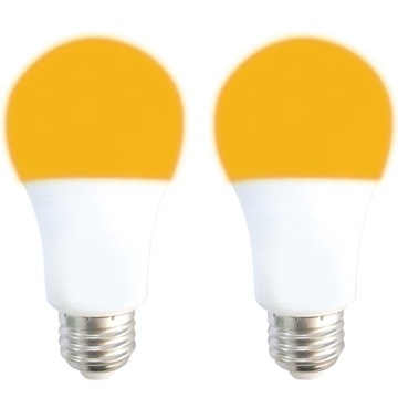 ŻARÓWKA LED E27 ŻÓŁTA AMBER ŻARÓWKA LED OZDOBNA CIEPŁE ŚWIATŁO ZDROWY SEN