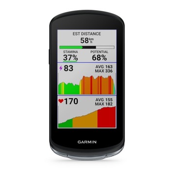 Garmin Edge 1040 Bundle — комплект с датчиками сердечного ритма, частоты вращения педалей и скорости.