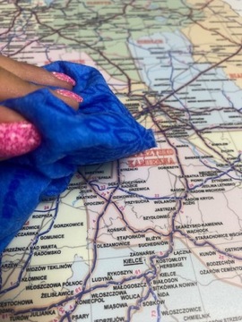 Карта Европы Код EUROPE Настольный коврик код0004 dobremapy.pl 5 шт.