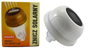 Kapturek solarny do zniczy znicz solarny duży przykrywka 95mm