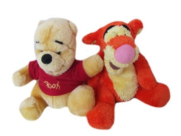 2 maskotki KUBUŚ PUCHATEK + TYGRYSEK bajka DISNEY dla dziecka