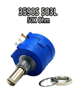 POTENCJOMETR WIELOOBROTOWY Precyzyjny 3590 s 50K