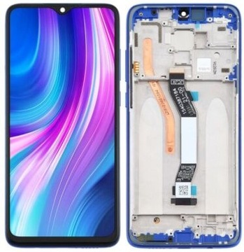 WYŚWIETLACZ XIAOMI REDMI NOTE 8 PRO RAMKA BLUE