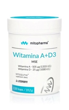 Witamina A + D3 MSE 120 kapsułek Dr Enzmann