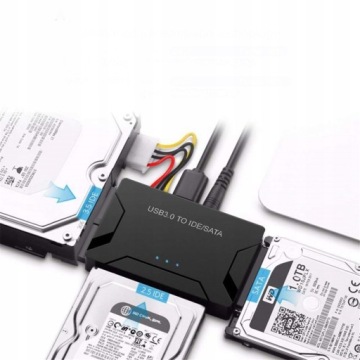 Адаптер USB 3.0 SATA IDE 2,5 3,5 для подключения жесткого диска