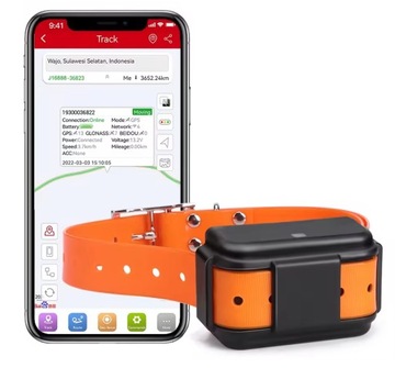 Lokalizator GPS draVires dla dużego psa obroża konia krowy