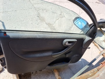 DVEŘE LEVÉ PŘEDNÍ OPEL CORSA C 3D ČERNÉ