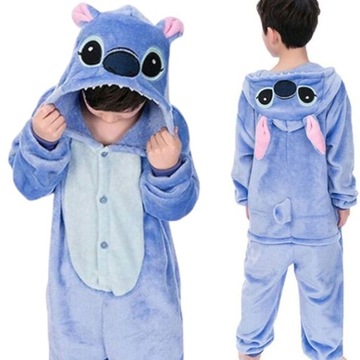 LILO STICH STRÓJ KIGURUMI PIŻAMA KOSTIUM KARNAWAŁ PRZEBRANIE STRÓJ 122/128