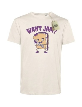 Мужская футболка WANT JAM кремового цвета L