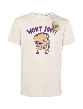WANT JAM koszulka męska off white L