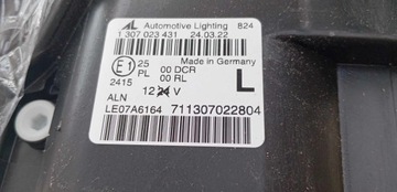 Левая поворотная фара D3S AUDI A4 B8 07.11-10.11