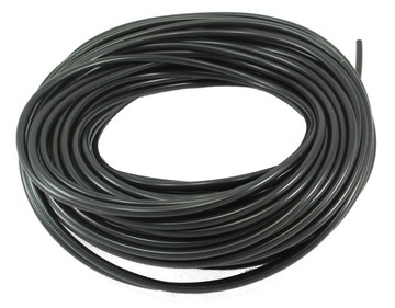 WĄŻ PODCIŚNIENIOWY SILIKONOWY 4mm CZARNY - 4x8