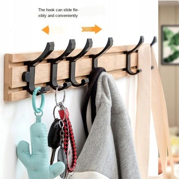 Вешалка для одежды настенная - 5 крючков