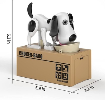 PIES PIESEK SKARBONKA INTERAKTYWNA AUTOMAT PIES ZŁODZIEJ