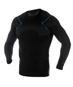 BLUZA MĘSKA BRUBECK THERMO DŁUGI RĘKAW CZARNA XXL
