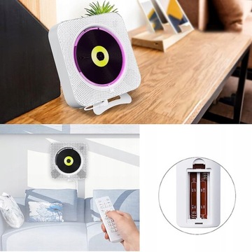 ПОРТАТИВНЫЙ CD-ПЛЕЕР BLUETOOTH РАДИО ДИНАМИК