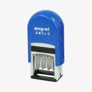 ШТАМП ДАТЫ WAGRAF ДАТА - Цифрово-буквенная СИСТЕМА ДАТЫ ДД-МММ.-ГГГГ 12 столбцов.