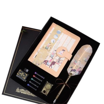 Excellent Retro Calligraphy Pen Set Ancient TANG Dynasty Pattern Design
