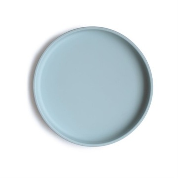 MUSHIE SILIKONOWY TALERZYK Z PRZYSSAWKĄ POWDER BLUE