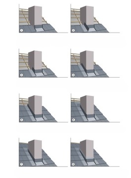 TAŚMA KOMINOWA ALUMINIOWA DO OBRÓBKI KOMINA 3D RAL 8004 290 mm CEGLASTA DR
