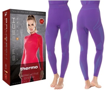 BRUBECK THERMO termiczne LEGGINSY do turystyki -XL