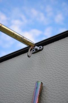 Крепление тамбурных трубок каркаса, люверс-держатель, 3 шт.