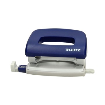 Leitz 5058 маленький дырокол на 10 листов синей бумаги.