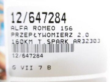 ALFA ROMEO 156 VÁHA VZDUCHU 0280218019 2,0 16V