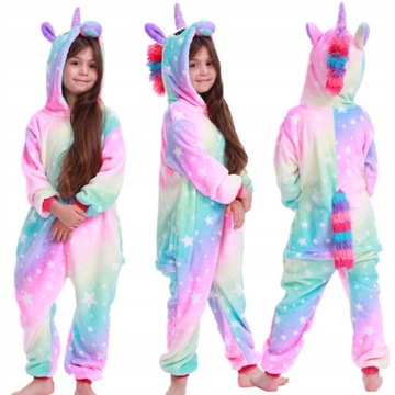 Piżama Unicorn Onesies Children Sleepwear 2022 Ani