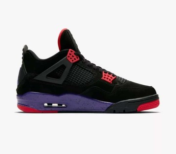 BUTY SPORTOWE MĘSKIE NIKE AIR JORDAN 4 RAPTORS AQ3816-065 CZARNE r 43