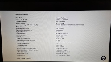 МАТЕРИНСКАЯ ПЛАТА HP EliteBook 8560p