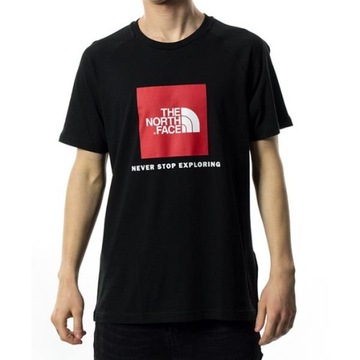 T-shirt Męski TNF T93BQOJK3 M S/S RAG RED BOX S