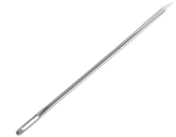 Igły Ręczne do Szycia Skóry DUŻE 7cm 1szt.