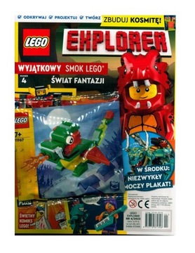 Magazyn LEGO EXPLORER Minifigure - 04/2023 - Smok