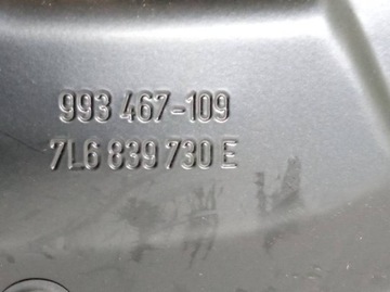 MECHANIZMUS OKNO PRAVÝ ZADNÍ SKLO (OKNO) FACELIFT 7L6839730E VOLKSWAGEN TOUAREG I