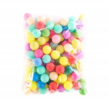 МЕГА НАБОР ШАРИКОВ ДЛЯ ПИНПОНГА 150 ШТ СМЕШАННЫЕ ЦВЕТА 40мм