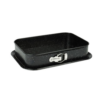 Forma blacha do pieczenia prostokątna 35 cm z powłoką non-stick czarna
