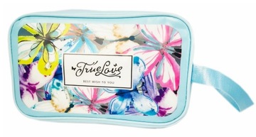 KOSMETYCZKA WODOODPORNA WASHBAG TRUE LOVE XL NIEBI