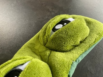 МАСКА ДЛЯ СПЯНИЯ ДЛЯ ГЛАЗ РАССЛАБЛЕНИЕ лягушка OLDMAN FROG НА Резинка