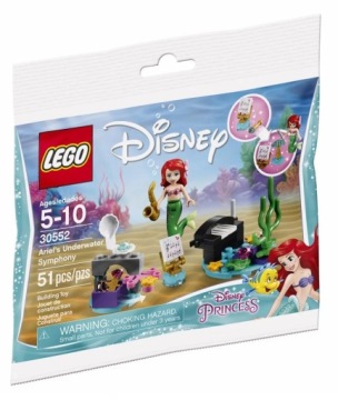 LEGO DISNEY PODWODNA SYMFONIA ARIEL POLYBAG 30552