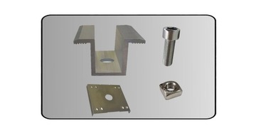 SYSTEM MOCOWANIA 2 MODUŁÓW PV NA DWUGWINTACH