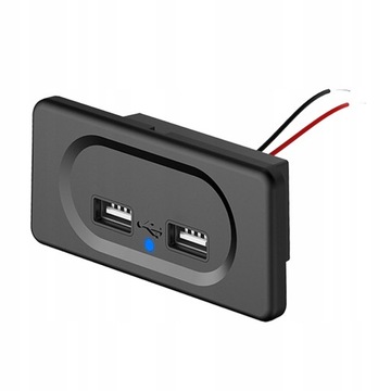 Панель с двумя разъемами для быстрого зарядного устройства USB для