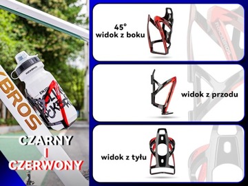 ROCKBROS Bottle Cage, держатель для бутылок, черный и красный *2