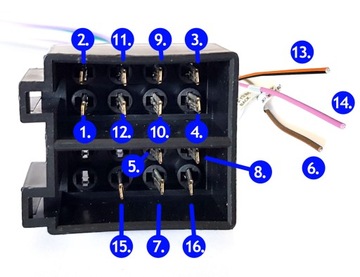 ISO CUB ДЛЯ 2DIN РАДИОАДАПТЕРА ANDROID