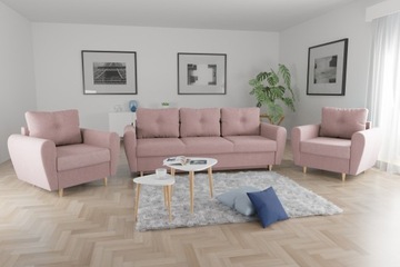 SOFA OLIVIA 3+1+1 Zestaw wypoczynkowy Komplet