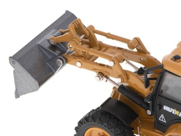 Выход Экскаватор-погрузчик-бульдозер с металлической моделью ковша Die-Cast H-toys
