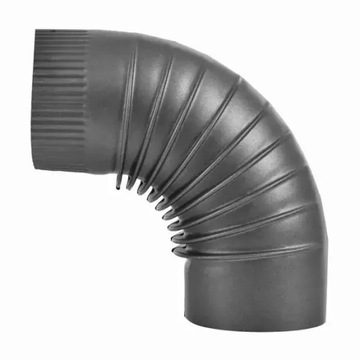 KOLANO DO RUR HECHT PIPE CURVE 15 RURA SPALINOWA DŁUGOŚĆ 1 M,ŚREDNICA 130MM