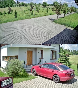 PODWÓJNA KAMERA IP 2W1 ZEWNĘTRZNA OBROTOWA WIFI 2x 3MPx FULL HD+ MONITORING